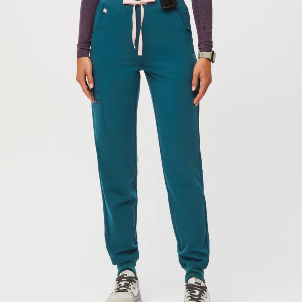 Caribbean Blue Zamora™ High Waisted - Tall Jogger
Scrub Pants